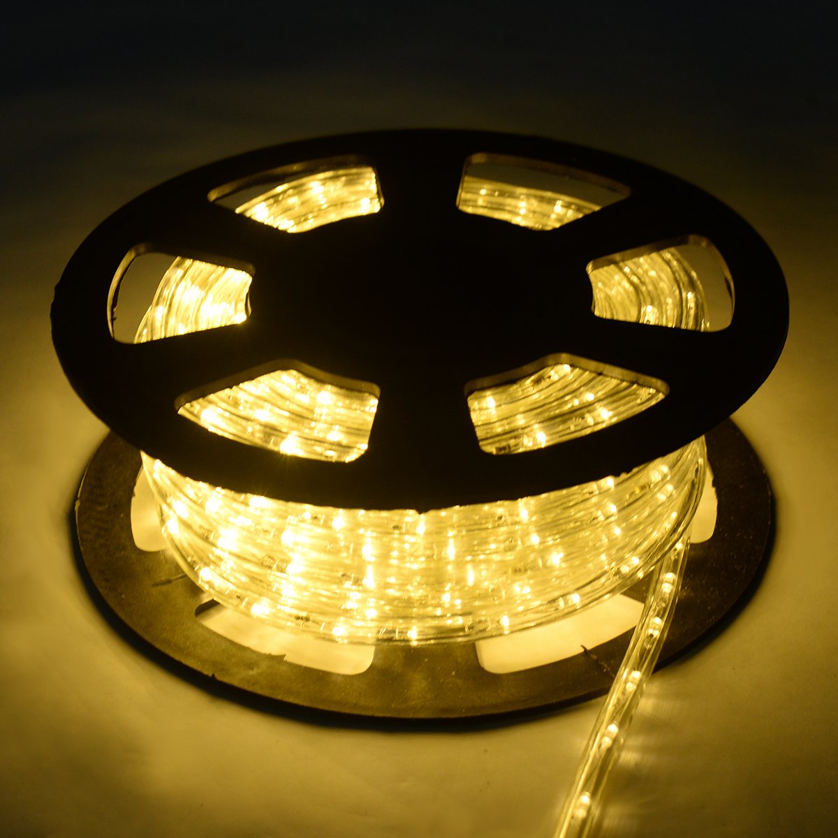 20m Led Lichterschlauch Lichtschlauch Lichterkette Fuer Aussen Und Innen Mit 720 Leds Weihnachtsbeleuchtung Weihnachten Deko Warmweiss - Costway