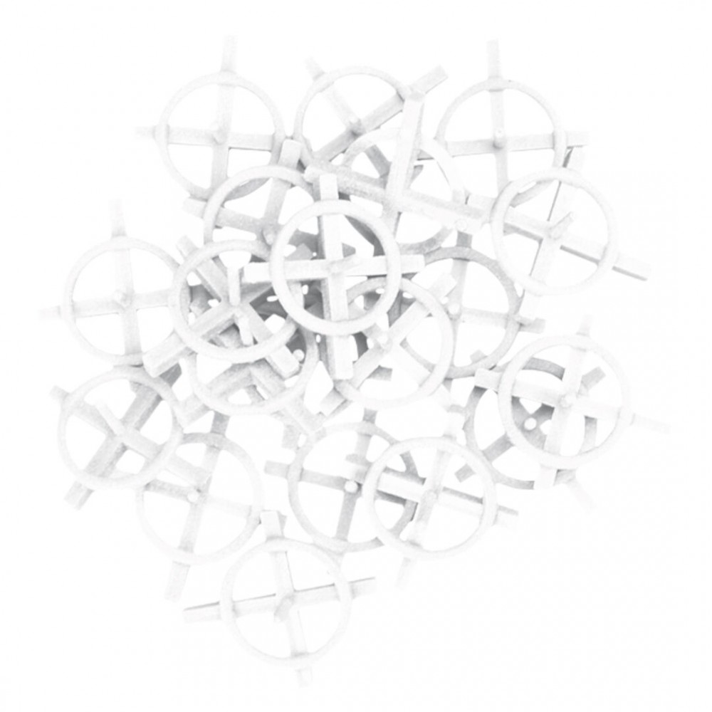 Tresice France Weiß Abstandshalter Mit Kreis 3,0 Mm, 100 Stück.