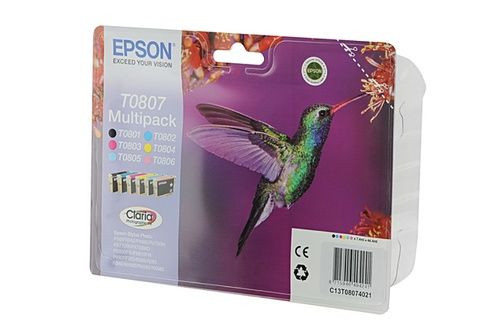 Epson Original T0807 (C13t08074021) Tintenpatrone Multipack - Bild 7