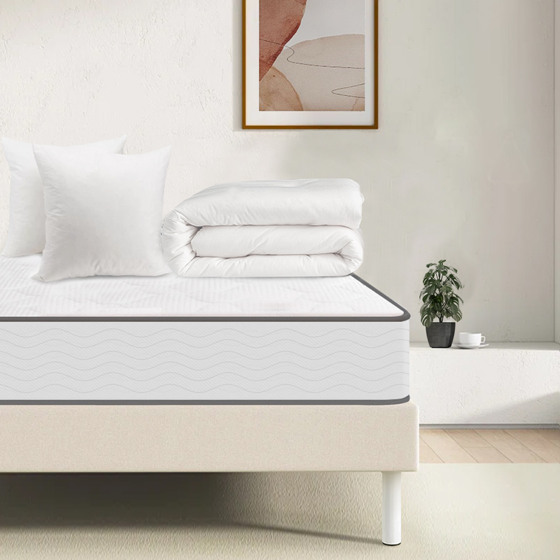 Iztoss – Ensemble Matelas Mousse 140x190x15cm – Sommier Tapissier