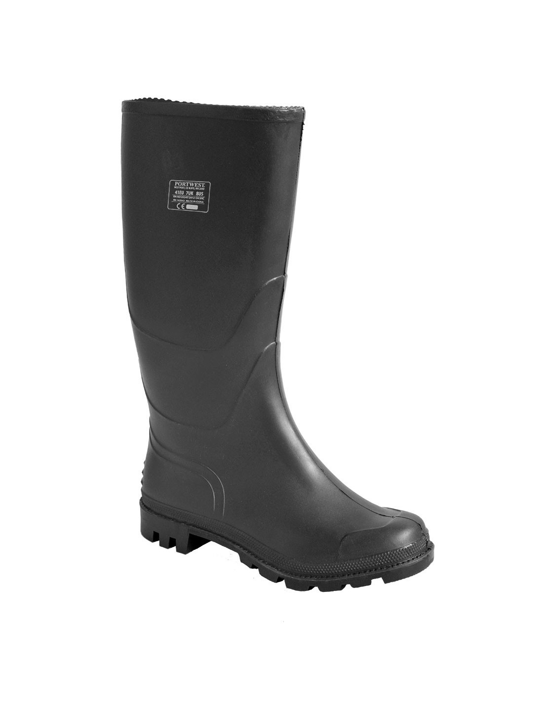 Portwest Schwarz Arbeitsstiefel Pvc Wellington 04 39 - Bild 3