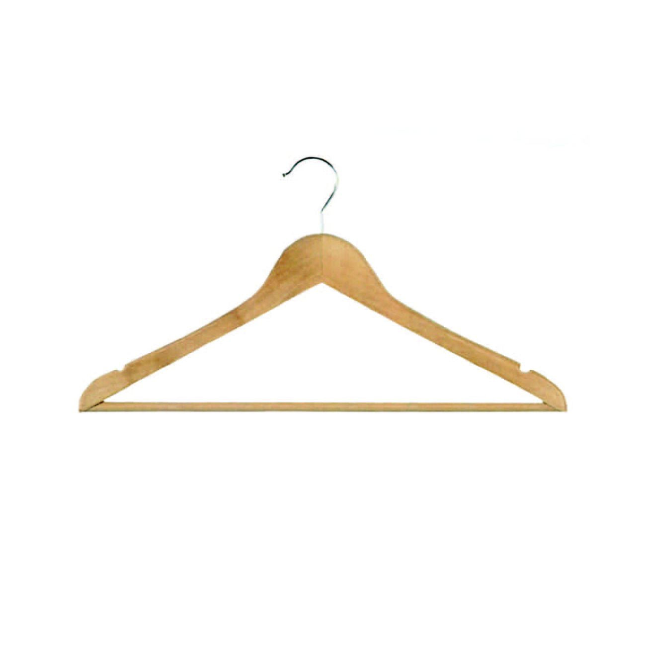 Stampella Universale Legno Con Spalla Stretta Cm.45 Colore Naturale...