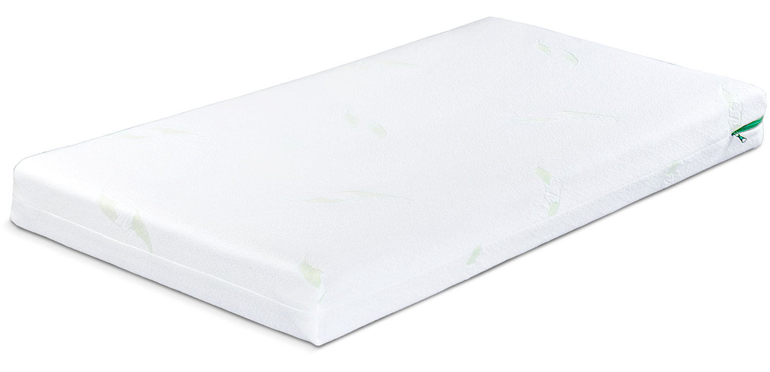Monmobilierdesign Memoryschaummatratze - Kokosnuss Aloe Vera 120x60 (12cm)