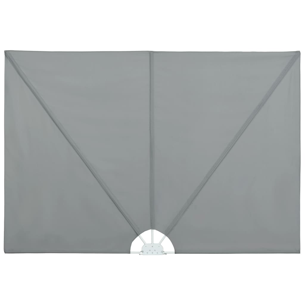 Vidaxl - Collapsible Terrace Side Awning Grey 300x200 Cm