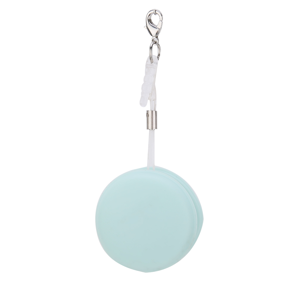 Nettoyant écran 2-en-1 en PP et silicone, lavable et réutilisable, 3,5 x 1,6 cm, bleu
