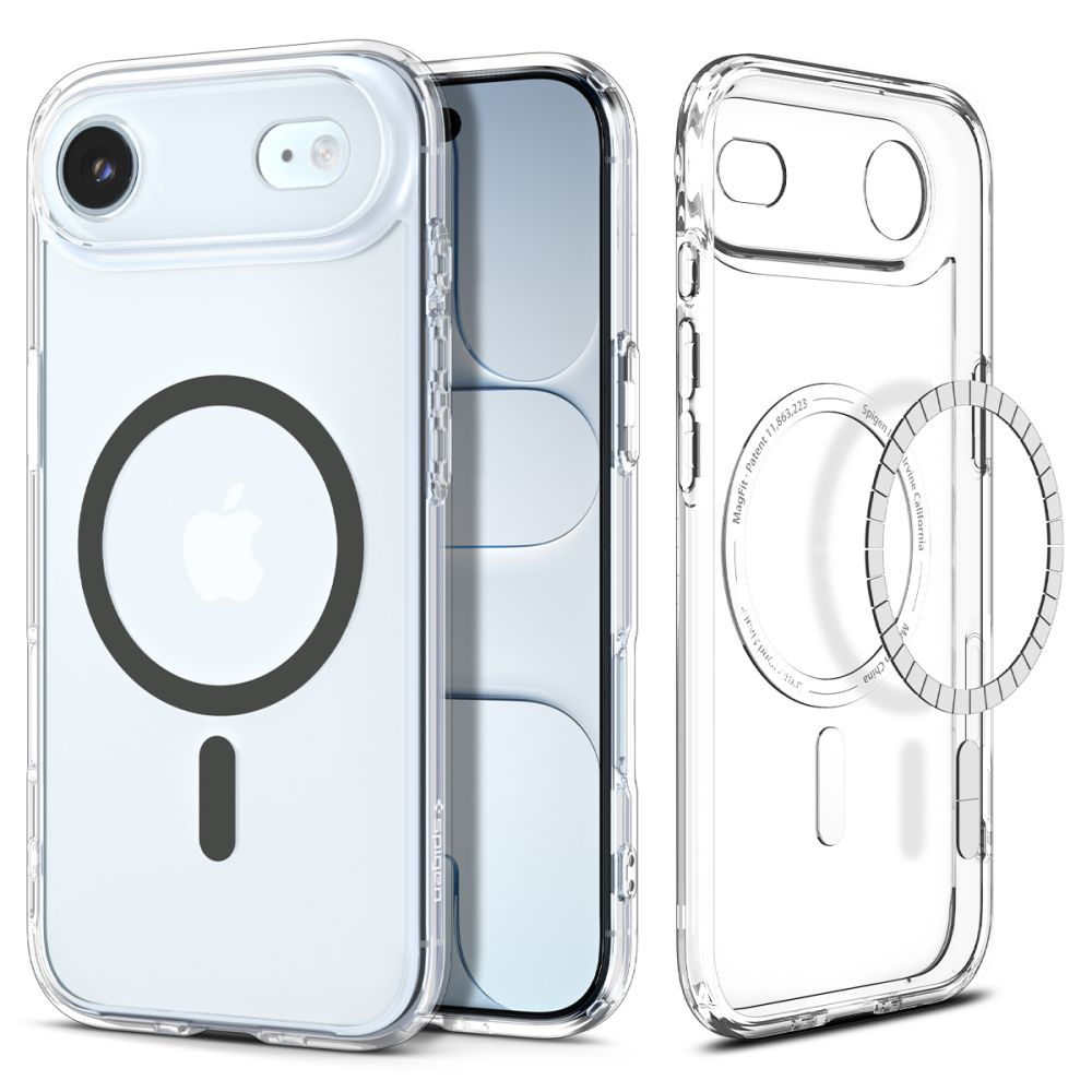 Oem Transparent Iphone 17 Air Ultra Hybrid Magsafe Schutzhülle – Grau