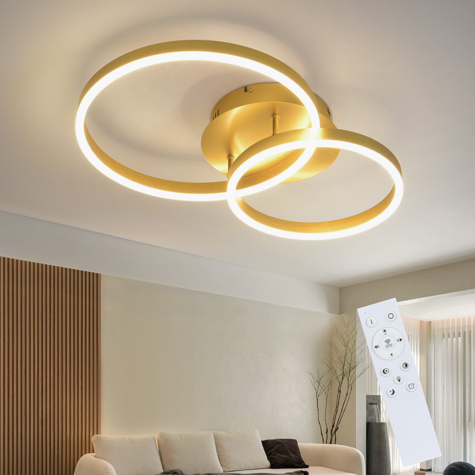 Gbly Plafonnier Led Lampe De Plafond Salon - Lampe De Salon Design