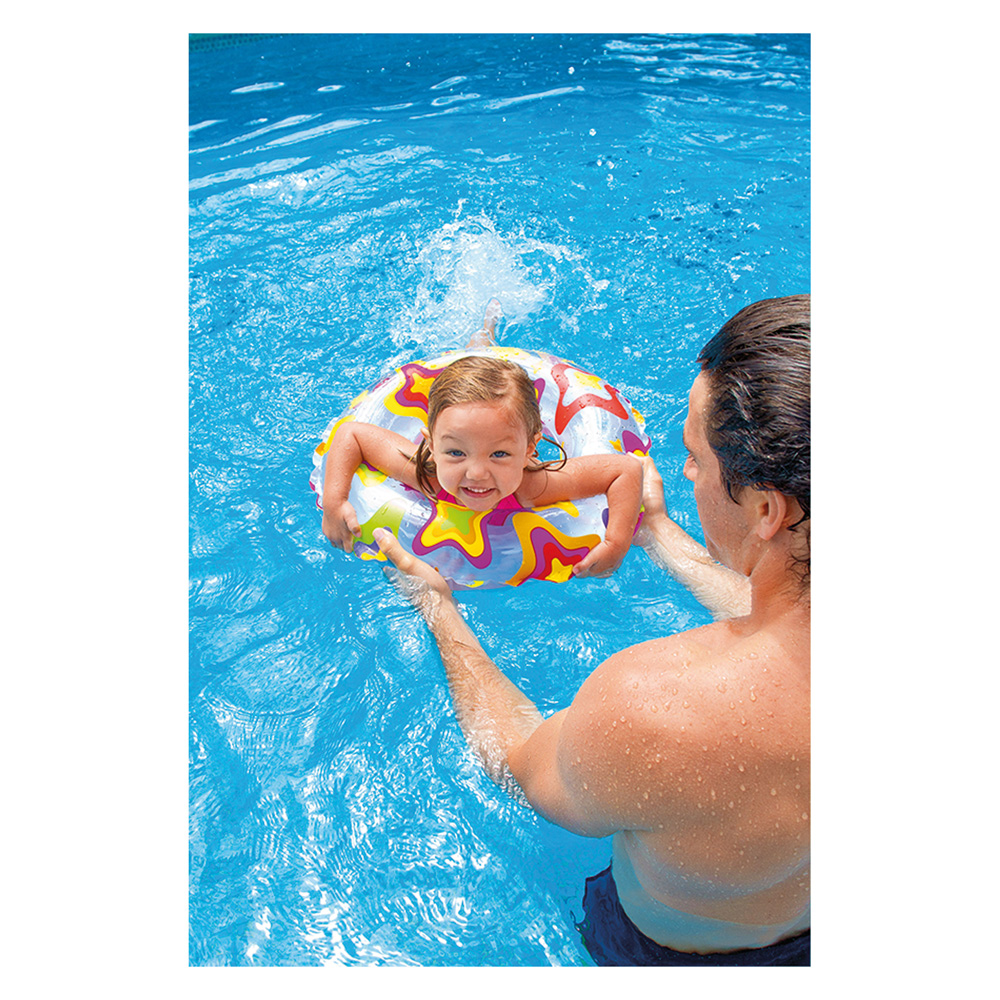 Intex Kinder Lively Print Swim Rings Lively Print Swim Rings, Pink Octopus/Coral Reef Fish/Realistic Starfish, 51, 59230NP - Bild 4