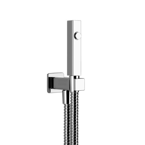 Gessi Gold Duscharmatur + Badewannenarmatur, Rettangolo Wc-Reinigungsbrause Mit Einem Strahl, 33823 - Image 3