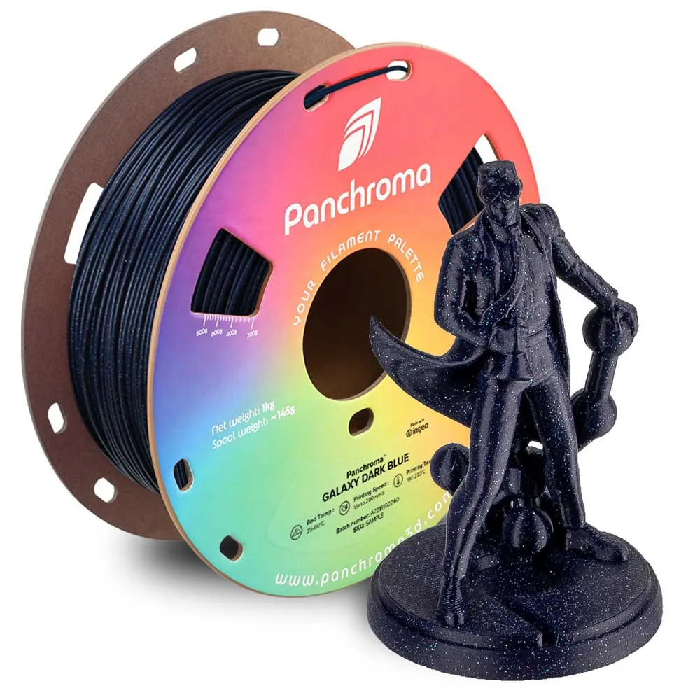 Polymaker Blau Filament Pla Panchroma Galaxy 1,75 Mm Glitzer Aluminium - Bild 6
