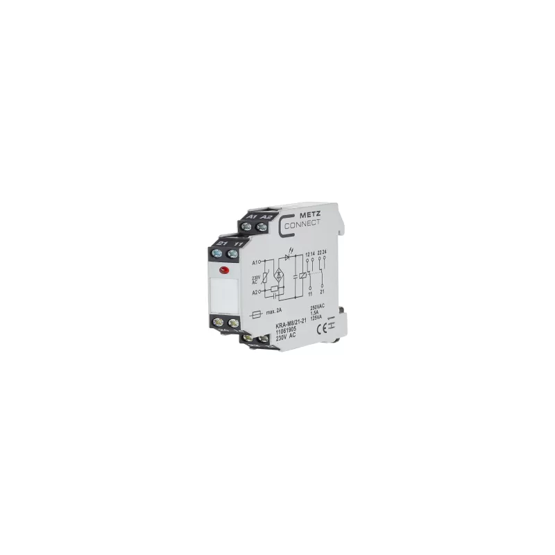 Metz Connect Koppelbaustein Kra-M8/21-21 230Ac 11061905 - Bild 5