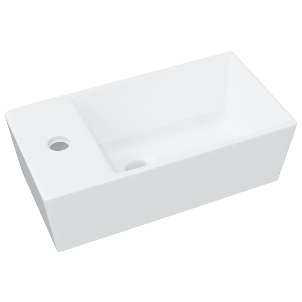 Vidaxl - Sink Basin Faucet Ceramic Square(not For Individual Sales / Blocked All In Blockcades)