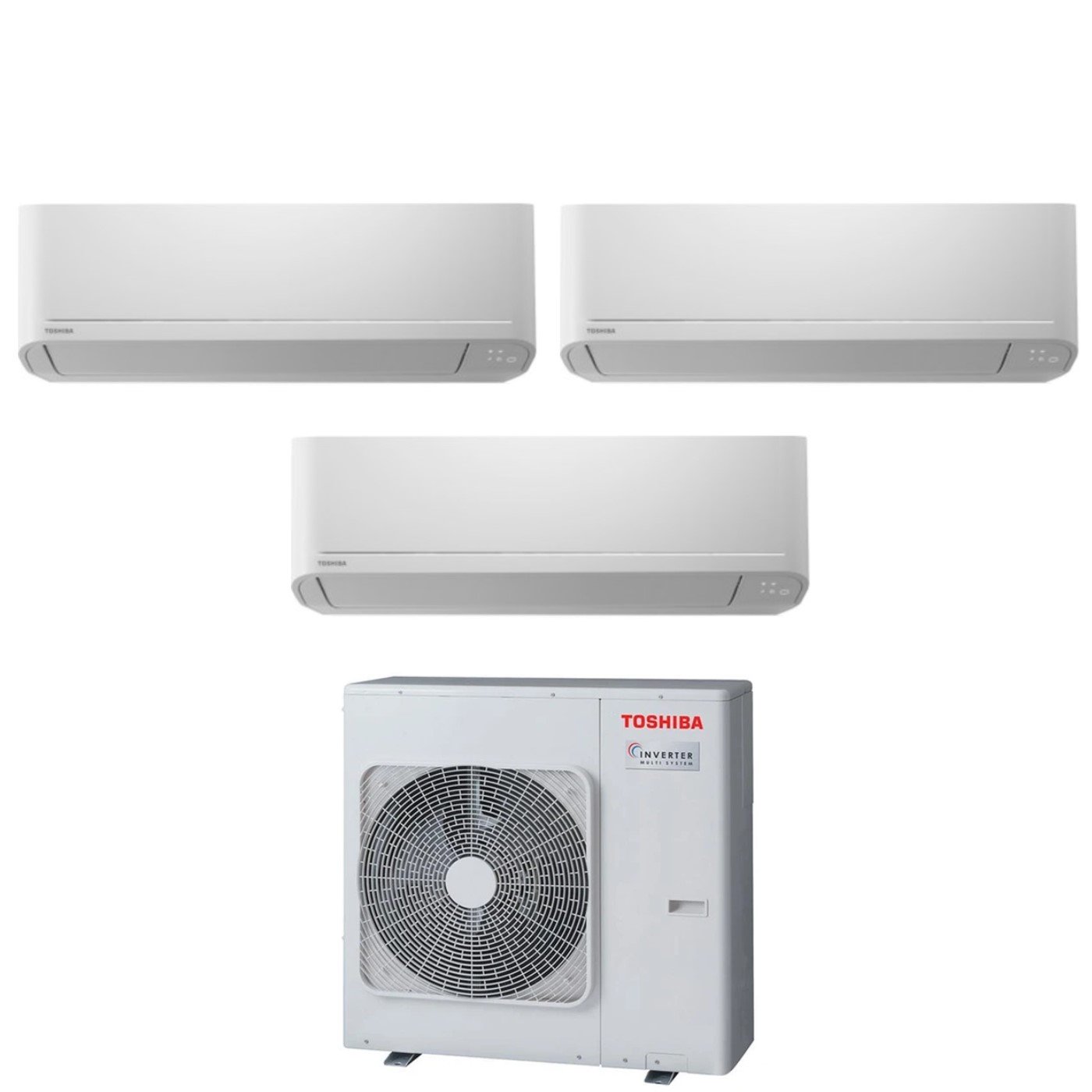 Climatizzatore Condizionatore Toshiba Trial Split Inverter Serie Seiya 10+10+16 (9+9+15) Ras-3m26u2avg-e R-32 Wi-fi Optional 10000+10000+16000 (9000+9000+15000)