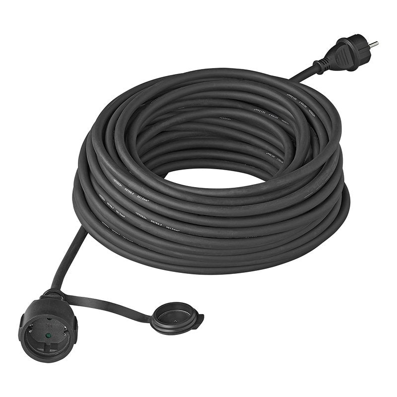 Proplus Schwarz Verlängerungskabel, Verlängerungskabel 25M Schuko 3X1,5Mm² (25 M, Cee 7/3) - Bild 3
