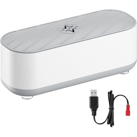 Nettoyeur à ultrasons 45000 Hz, appareil de nettoyage automatique portable pour lunettes, bijoux et montres