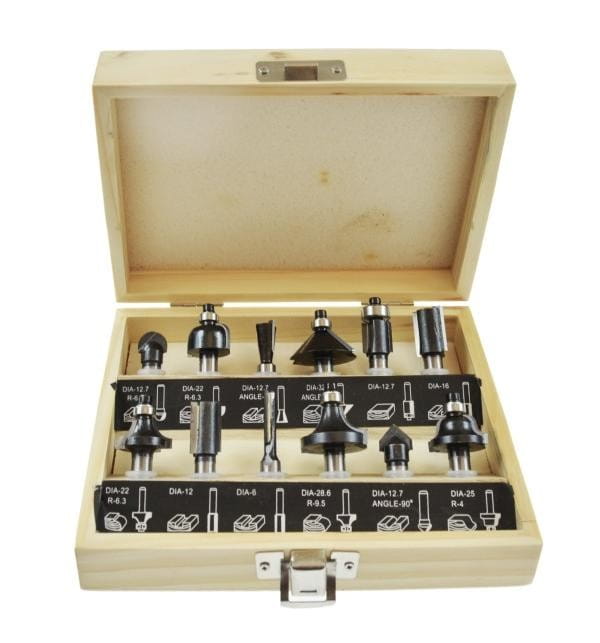 Awtools Holzfräser - 12Er Set - Schaft 8 Mm - Pack - Bild 5