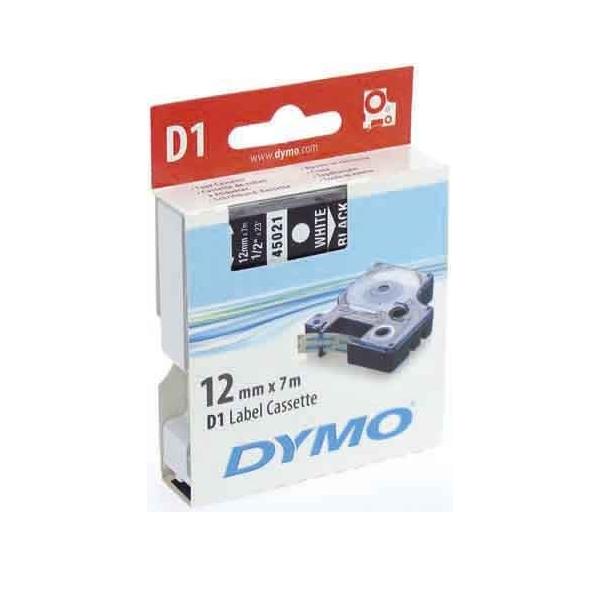 DYMO D1 Schriftbandkassette 45021 - 12mm schwarz/weiß - 7m - Image 16