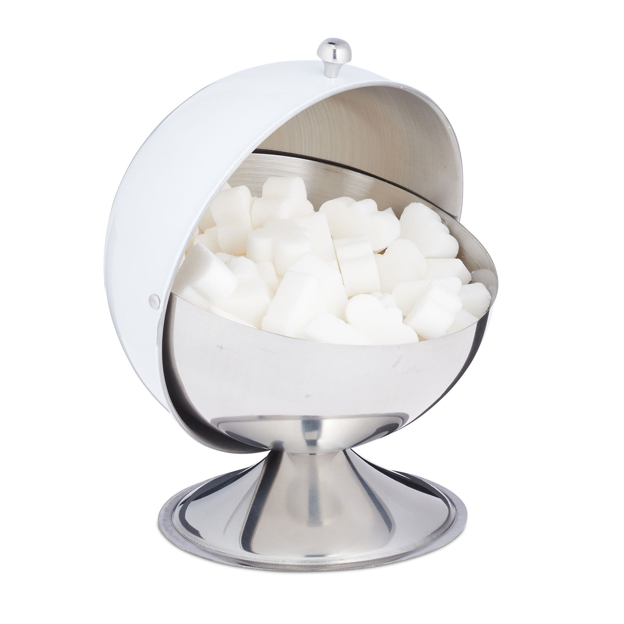 RELAXDAYS Zuckerdose silber 1st - Image 2