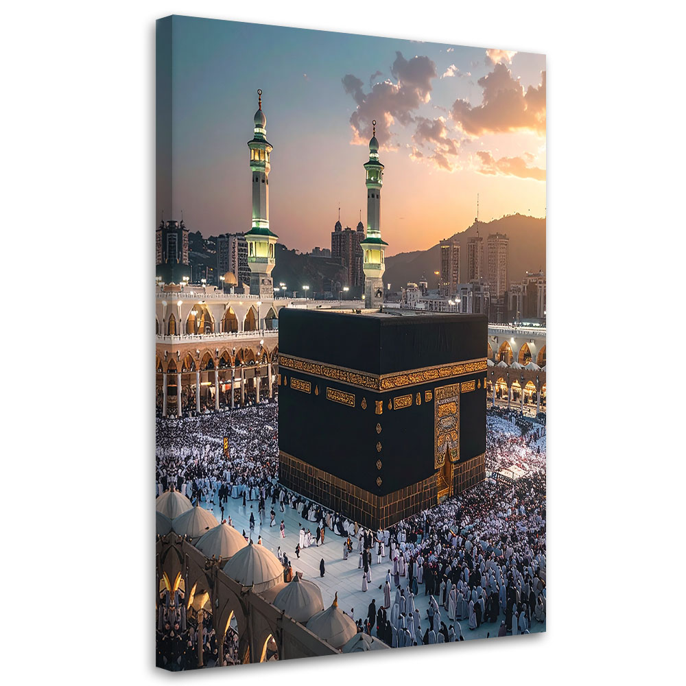 Feeby Wandbild Mekka-moschee Blick Auf Das Islamische Heilige Land 40x60