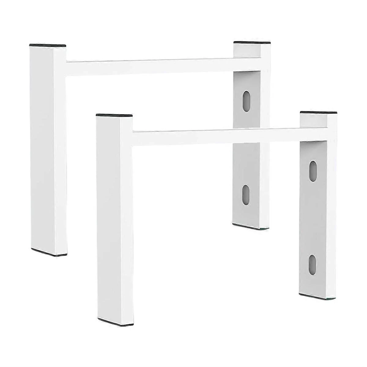 Pieds de support 2 en 1 pour machine de découpe, surélévation 18 ou 25 cm, configuration H ou C, métal épais, blanc