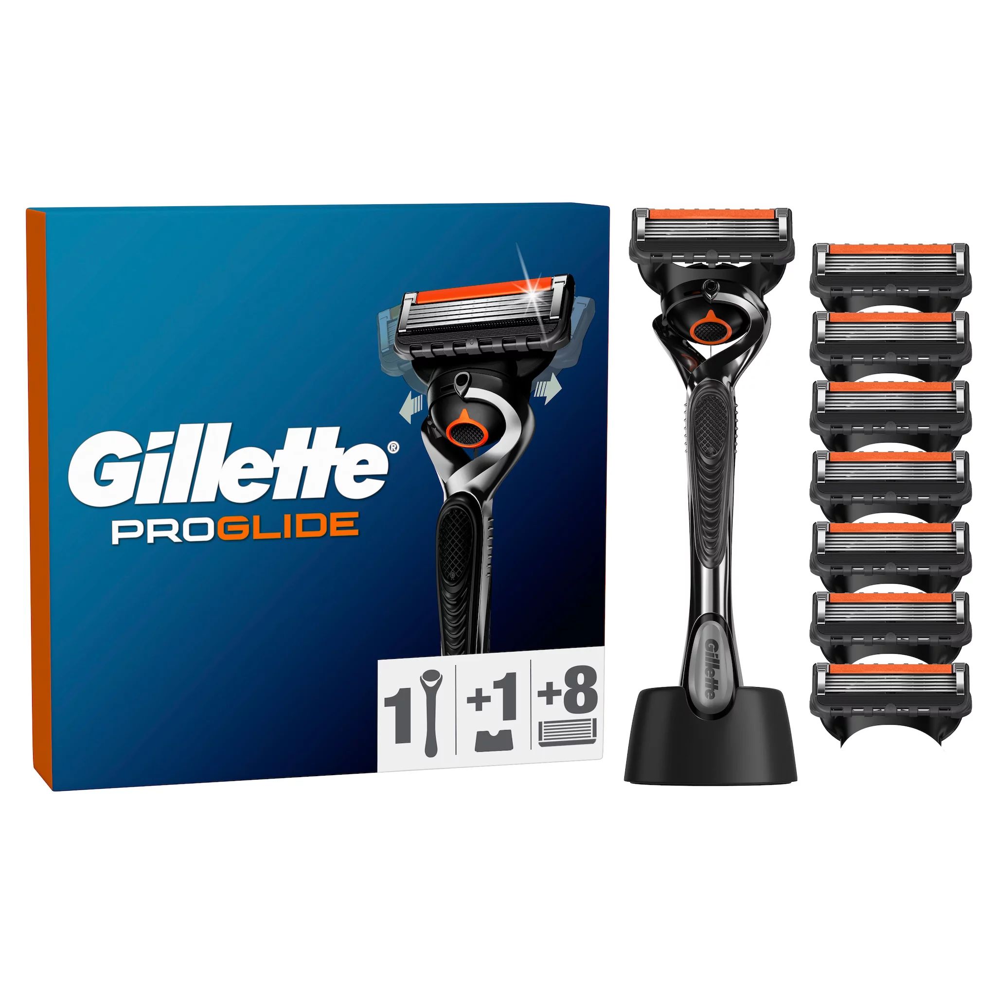Gillette Proglide Systemklingen + Handstück Ersatzklingen 8Er 8700216730587