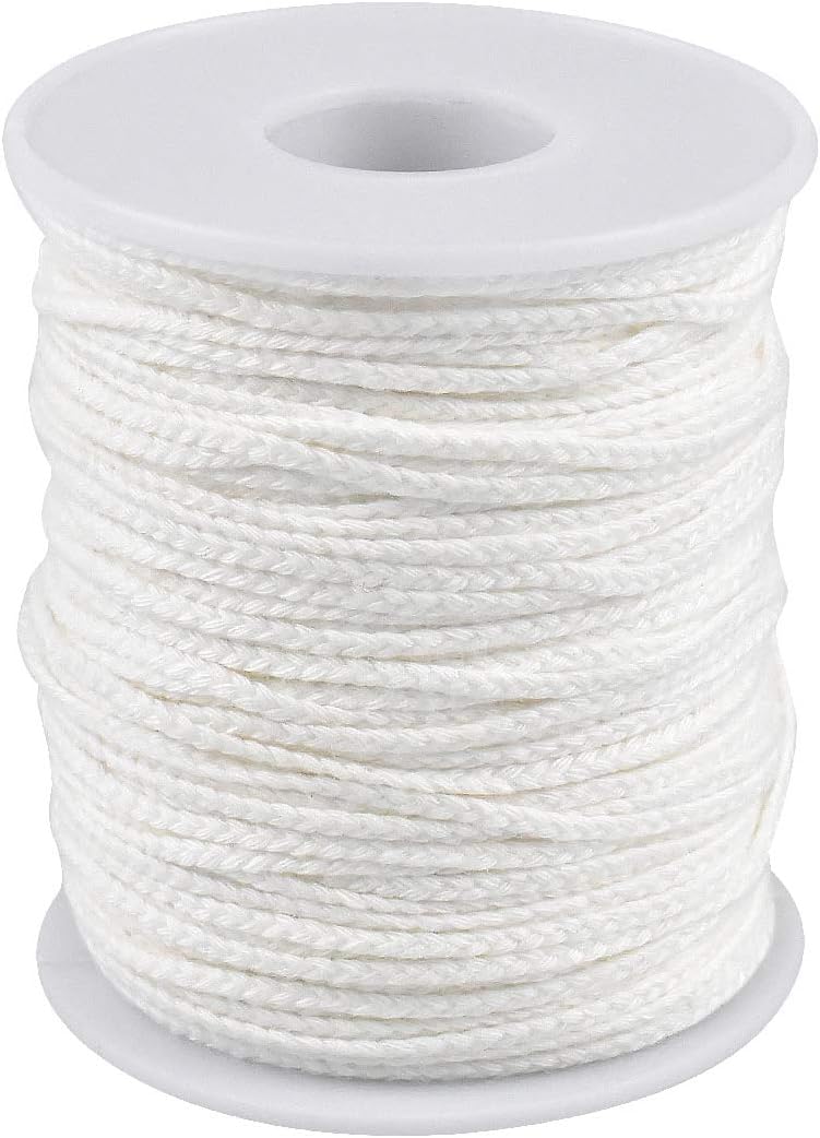 Mèche De Bougie 1 Rouleau 61m Coton Mèche De Lampe Rechange Lanterne Brûleurs Lampes À Huile Pour Fabrication Artisanale De Bougies