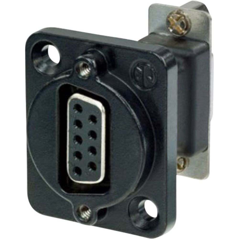 Neutrik Schwarz Nadb9ff-B D-Sub Adapter D-Sub-Buchse 9Pol. - D-Sub-Buchse 9Pol. 1 St.