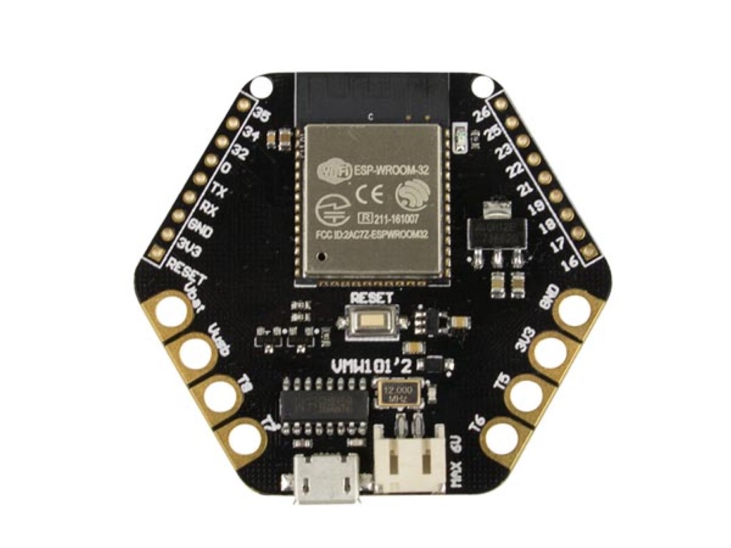 Whadda Schwarz Esp32 Tragbares Entwicklungsboard