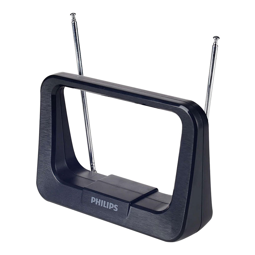 Philips SDV1226/12 television antenna (Zimmerantenne, DVB-T / -T2), SAT Spiegel + SAT Antennen, Schwarz - Bild 2