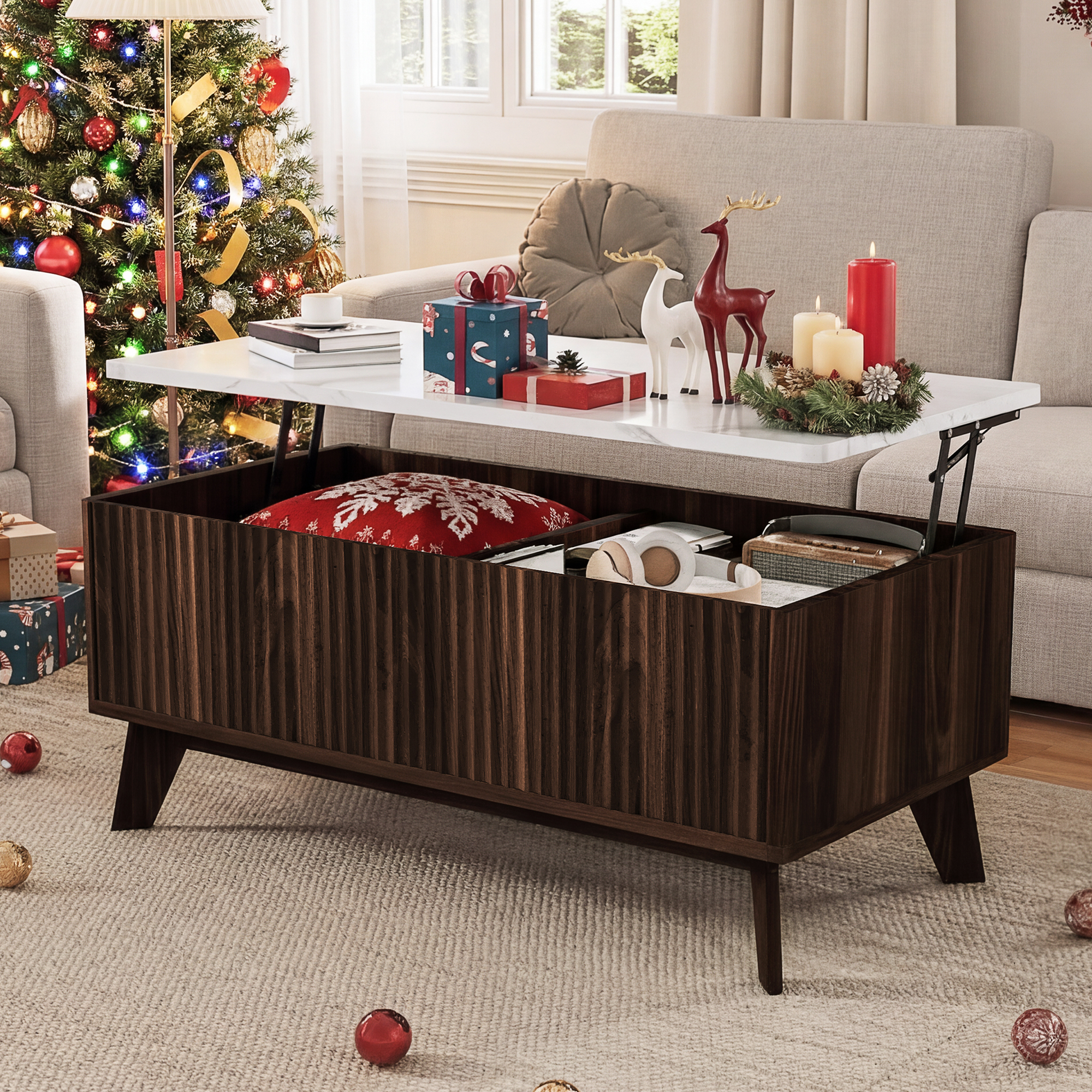 Table Basse Relevable Scandinave