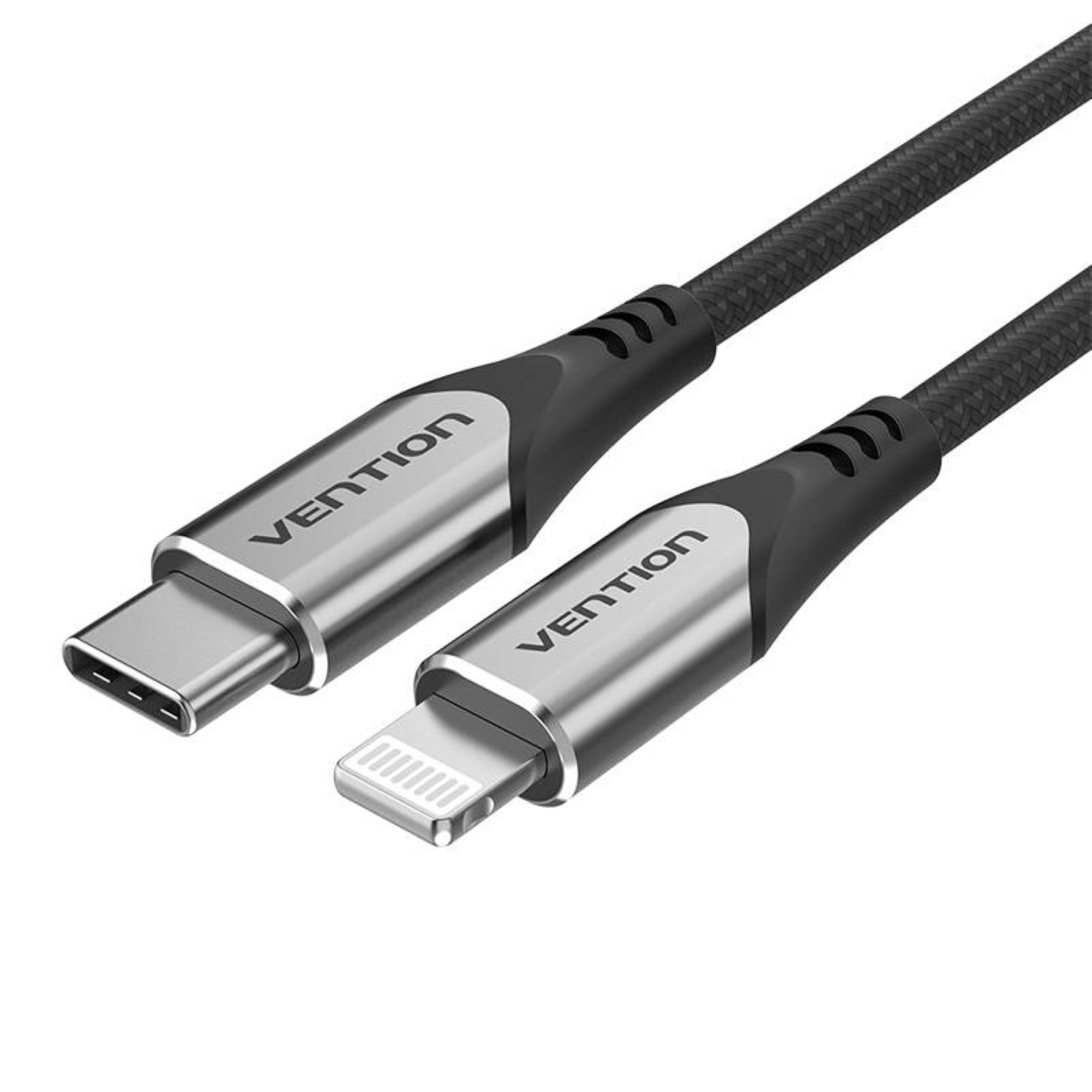 Vention Grau Kabel Usb-C 2.0 Auf Lightning Stecker/Stecker 27 W 1 M - Bild 4