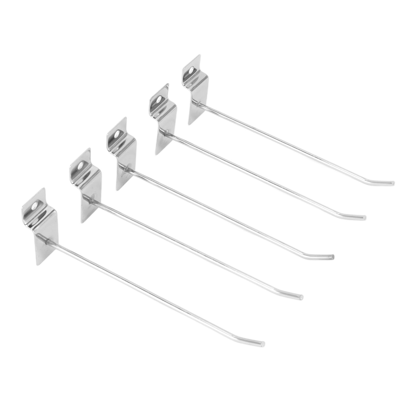 Crochets pour panneaux à lattes en fil métallique, 15 cm, diamètre 3,3 mm, lot de 50