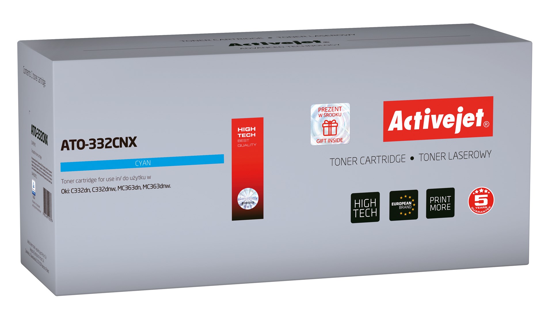 Activejet Mehrfarbig Toner Für Oki 46508711 Neu Ato-332Cnx