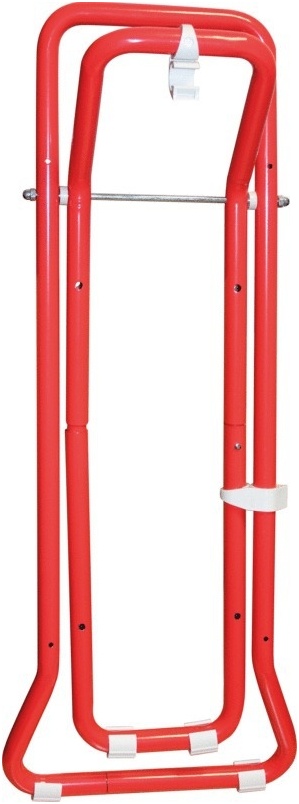 Trépied pour coffret de chantier triphasé, support de machine rouge