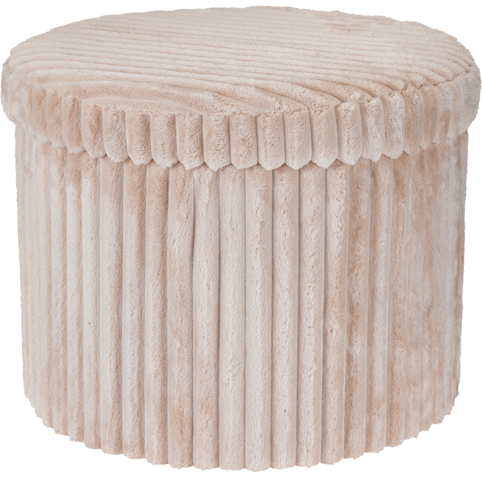 Home&Styling Beige Hocker + Pouf, Hocker (52 X 38.50 Cm) - Image 3