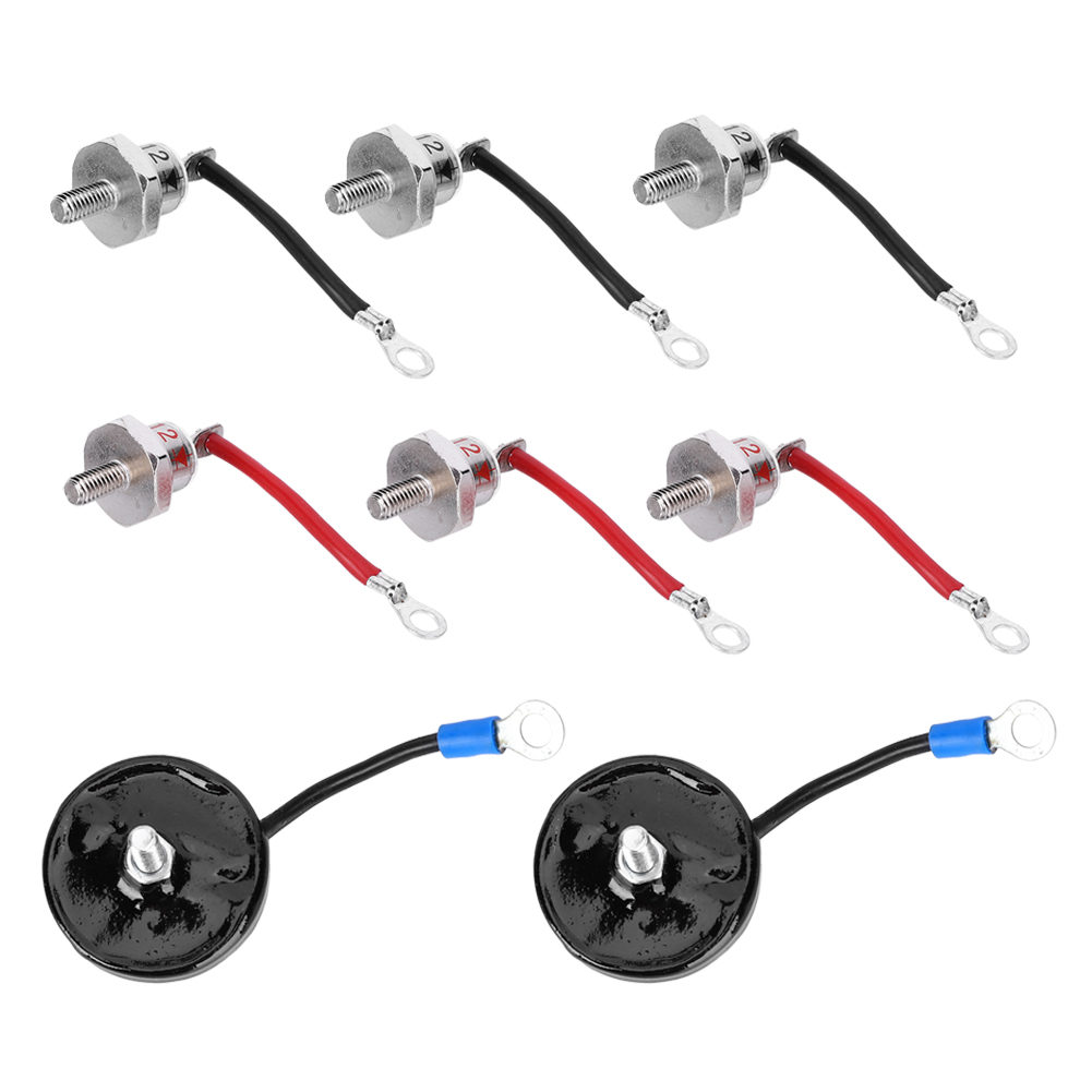 Kit redresseur de diodes RSK5001 en acier pour alternateur HC4/HC5, 3 diodes positives, 3 négatives et 2 varistances