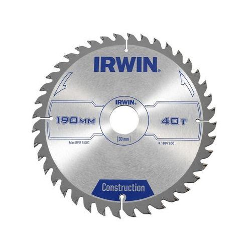 Irwin - Kreissägeblatt 190Mm/40T
