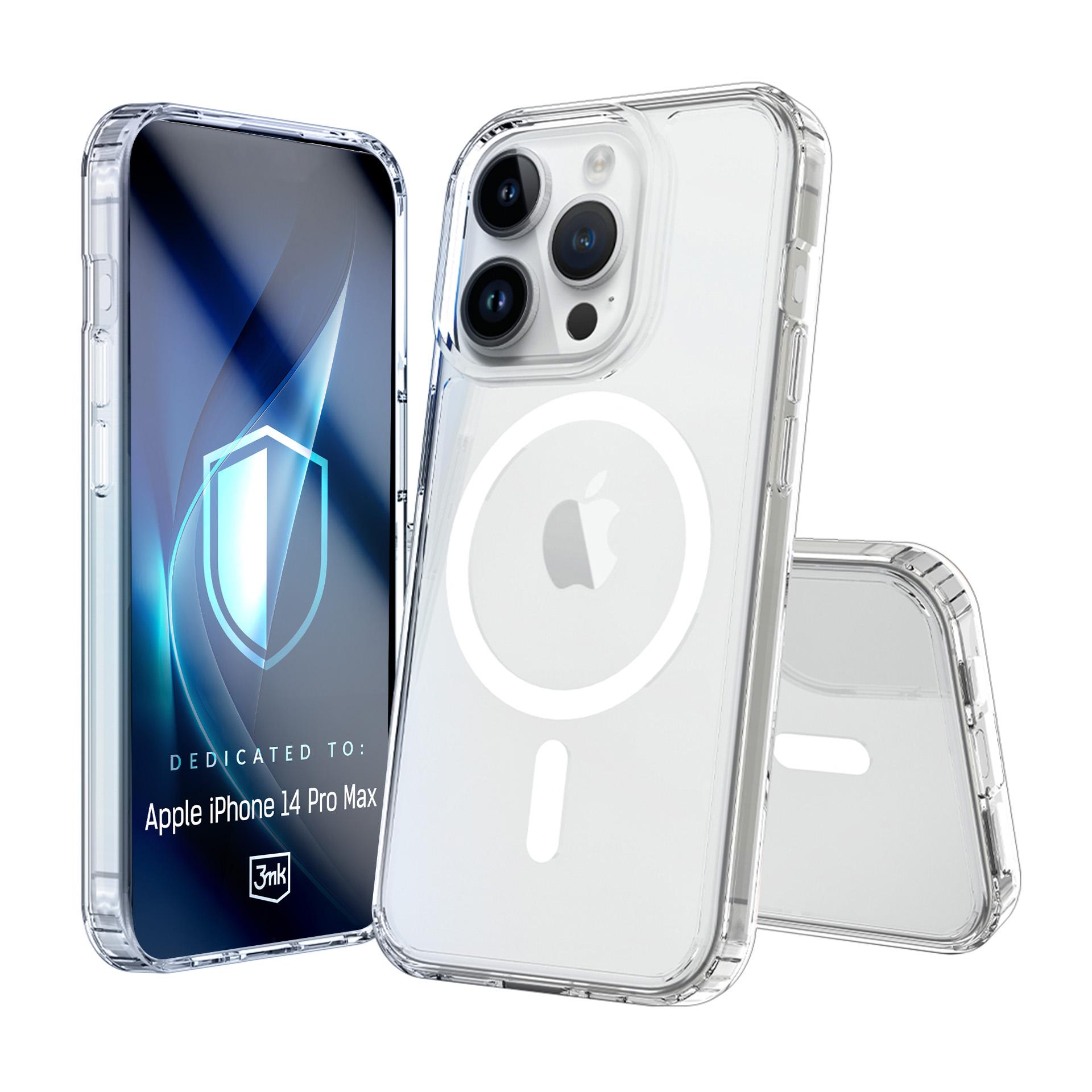 3MK Etui Armor MagCase do Apple iPhone 14 Pro Max (Apple iPhone 14 Pro Max), Smartphone Hülle, Transparent - Bild 2