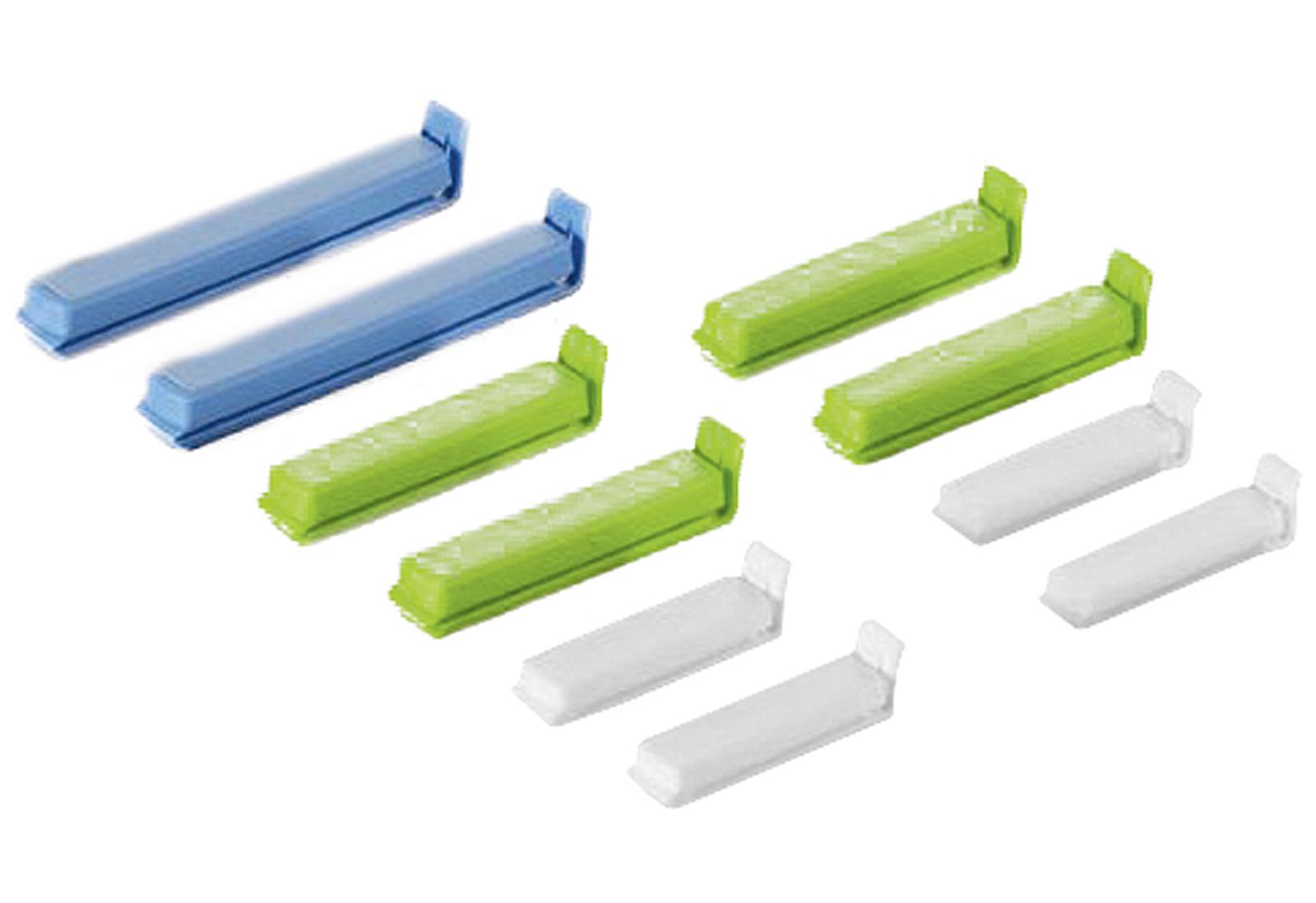 Unbekannt Blau Beutelverschlussclip Farbig Sortiert 10Er Pack