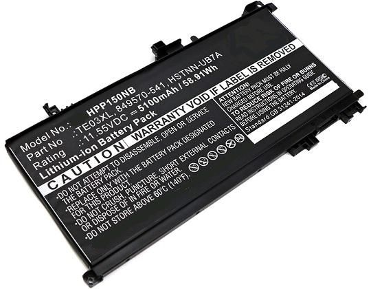 Coreparts Schwarz Hp Laptop-Akku, Mbxhp-Ba0223