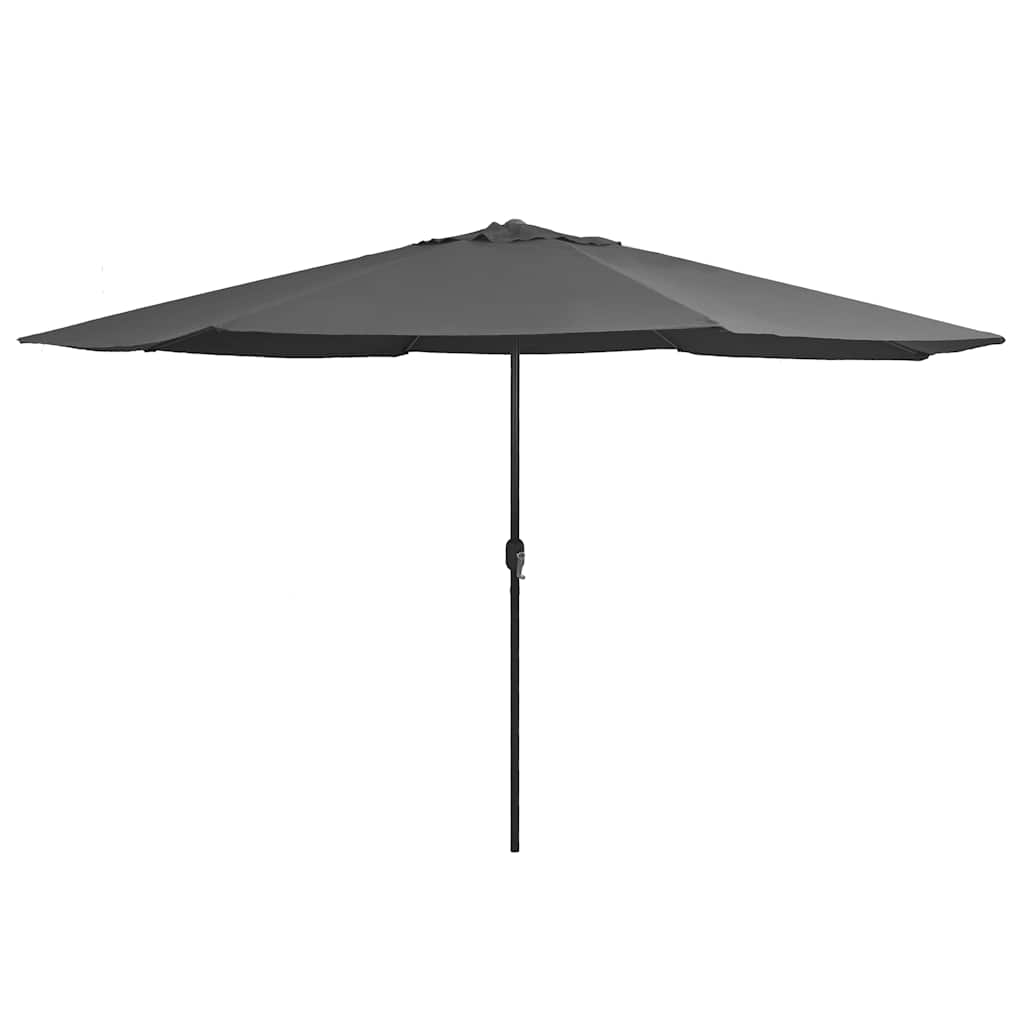 Sonnenschirm Mit Metall-mast 390 Cm Anthrazit Vidaxl 959523