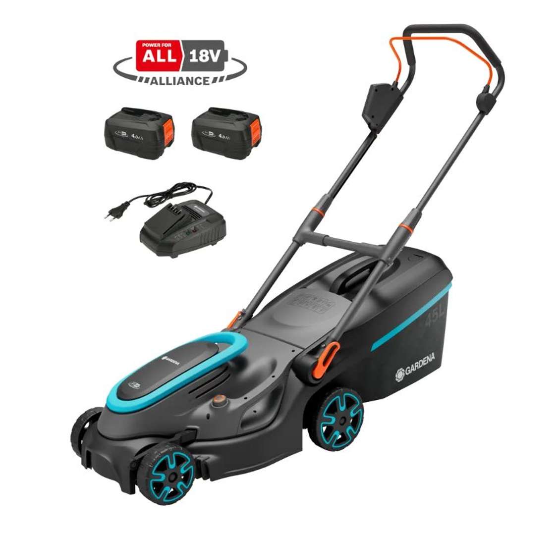 14638-20 Akku-rasenmäher Powermax 37/36v P4a Ready-to-use Set - Gardena