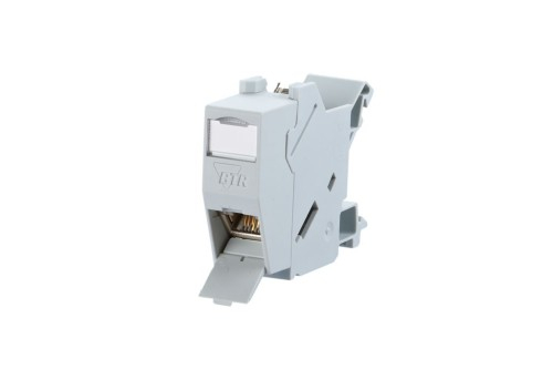 Hellgrau Btr Netcom Hutschienenmodul,Kat.6 1Xrj45,Inkl. Modul Tn E-Datmod-Reg-Lgr - Bild 5