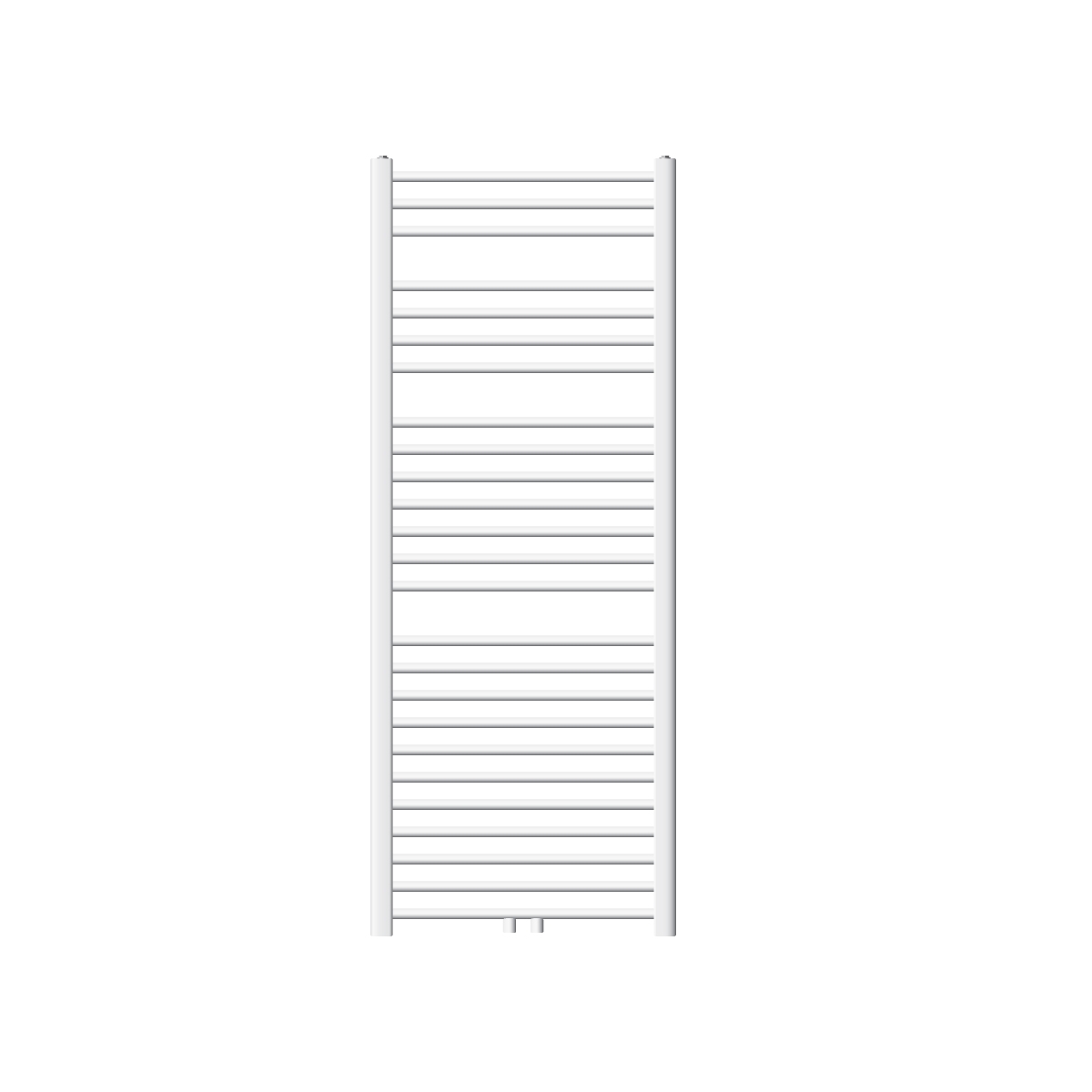 Ecd Germany - Badheizkörper 600 X 1500 Mm - Weiß - Gerade Mit Mittelanschluss - Design Heizkörper Handtuchwärmer Handtuchtrockner