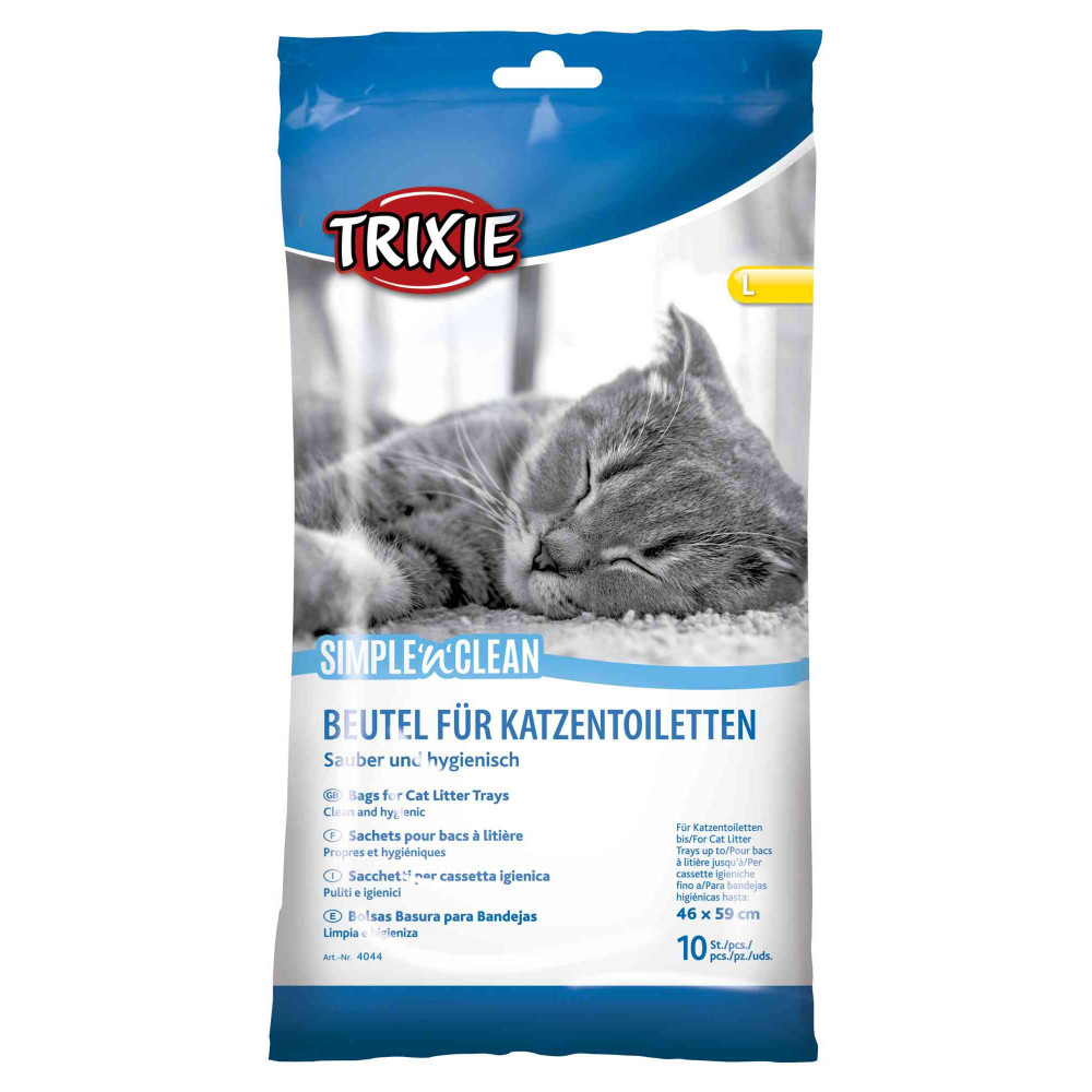 Trixie Cleany Cat Katzentoilette mit Rand Passende Toilettenbeutel, 10 Stück - Bild 8