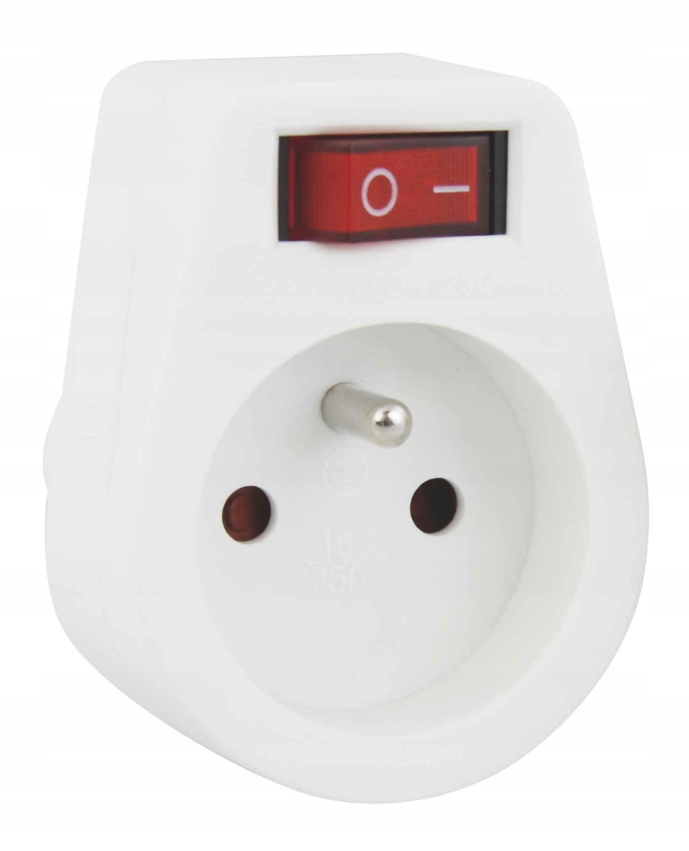 Emos Weiß Steckdose Mit Schalter 10/16A 250V 2P+Z P0027