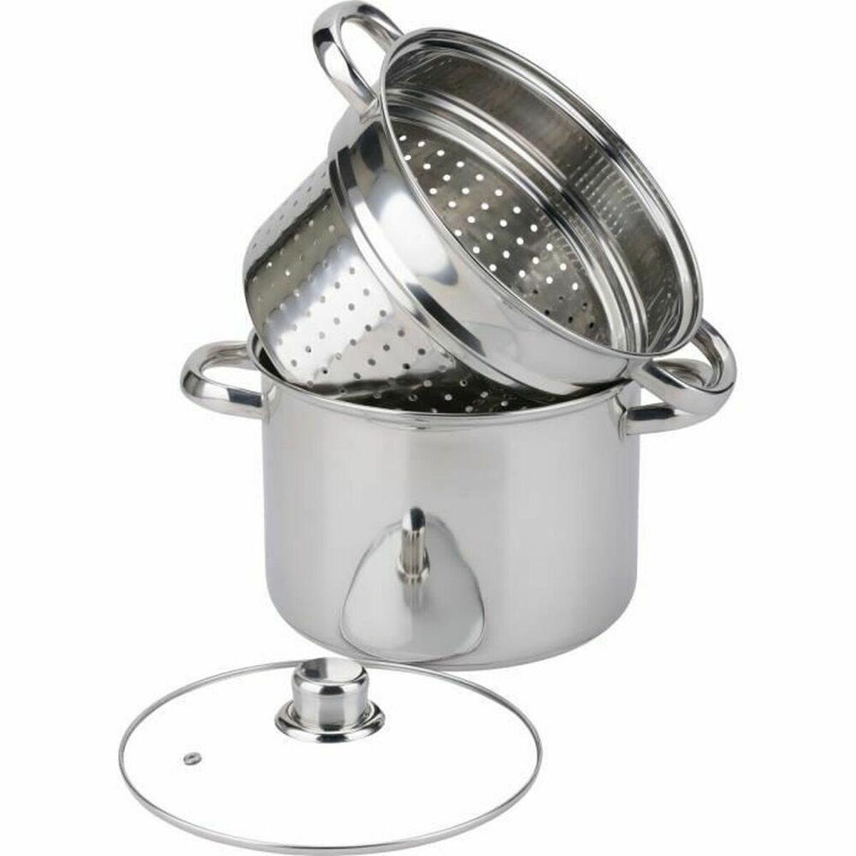 Baumalu Nudelkochtopf Edelstahl 20 Cm Silber