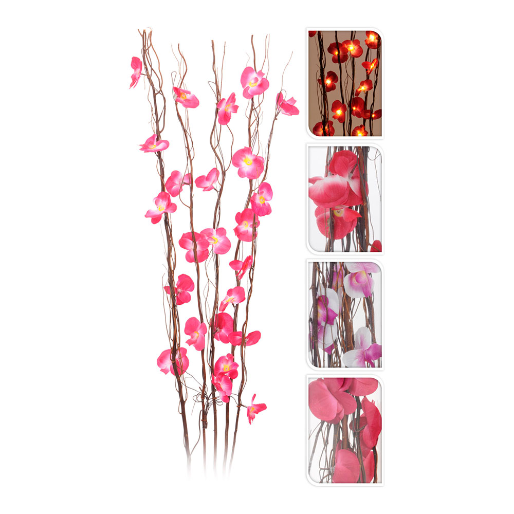 Edm Mehrfarbig Dekorativer Blumenstrauß Mit Sortierten Led Mod.