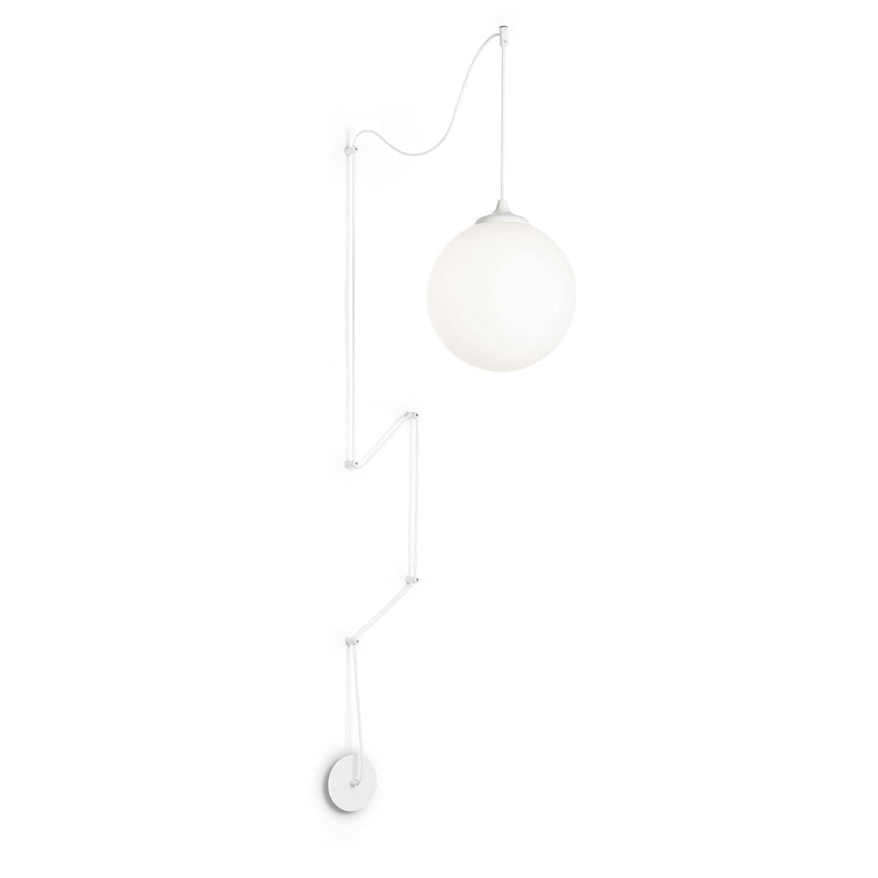 Ideal Lux Weiß Boa - 1 Light Globe Deckenanhänger E27