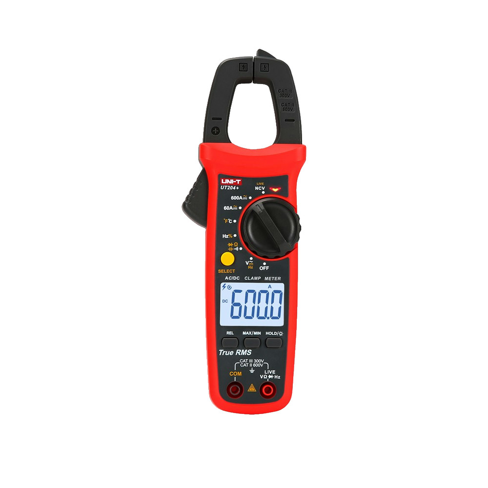 Uni-T , Multimeter, Ut204 (Cat Ii 600V, Cat Iii 300V, Zangenstrommesser) - Bild 3